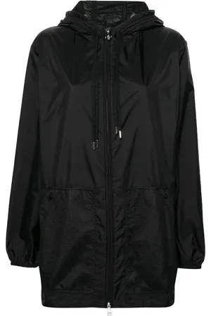 Moncler Mesh-panels hooded jacket
