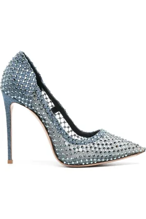 LE SILLA Gilda 115mm crystal-embellished pumps