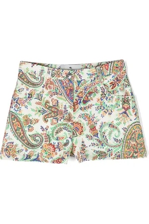 Etro Paisley-print twill shorts