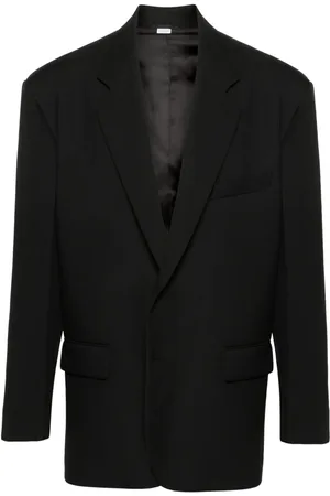 Random Identities Single-breasted twill blazer