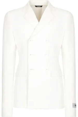 Dolce & Gabbana Double-breasted crepe blazer