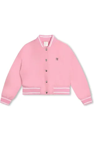 Givenchy 4G-plaque fleece-texture bomber jacket