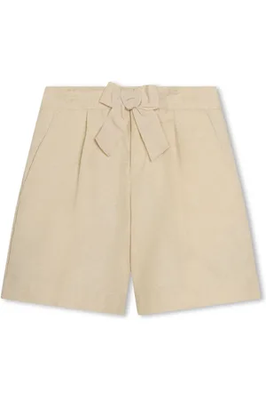 Lanvin Bow-detail cotton shorts