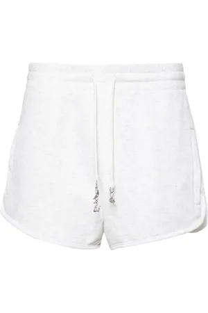 Zadig & Voltaire Logo-charm cotton mini shorts