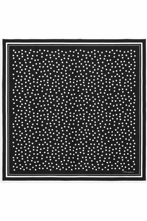 Dolce & Gabbana Polka dot-print silk scarf