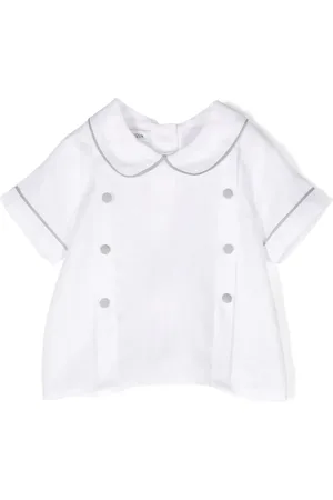 JESURUM BABY Double-breasted linen blouse