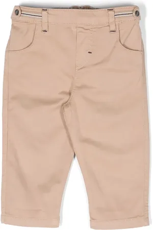 Tartine Et Chocolat Stripe-waistband stretch-cotton trousers