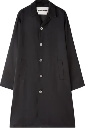 Jil Sander Button-down single-breasted coat