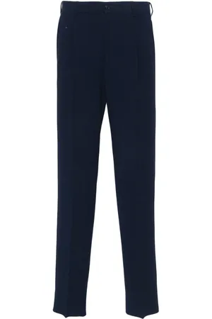 Giorgio Armani Textured tapered trousers