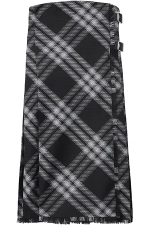 Burberry Checked wrap minidress