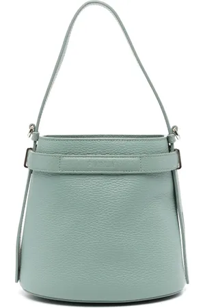 Furla Debossed-logo leather bucket bag