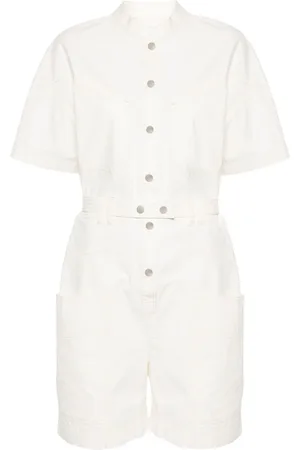 Marant Etoile Kiara cotton playsuit