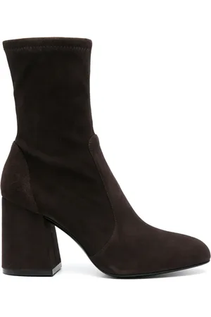 Stuart Weitzman Flareblock 85mm suede boots