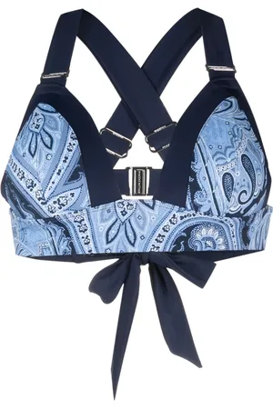 Marlies Dekkers Cache Coeur paisley-print bralette bikini top