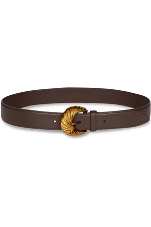 Etro Paisley-buckle leather belt