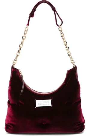 Maison Margiela Small Glam Slam velvet shoulder bag