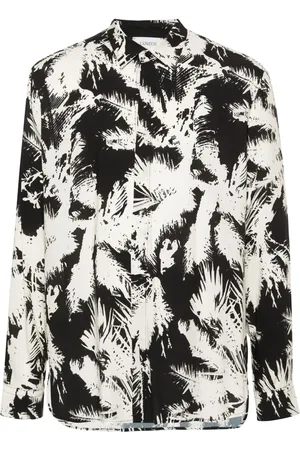LANEUS Abstract-print shirt