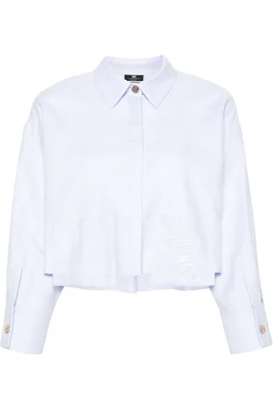 Elisabetta Franchi Monogram-embroidered shirt