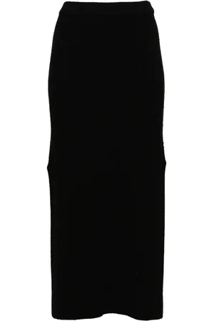 Loulou de Saison Aalis knitted midi skirt