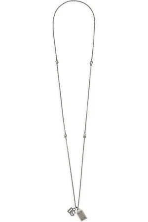 Dolce & Gabbana Logo-plaque dog-tag necklace
