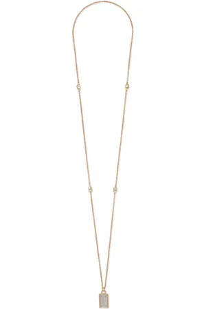 Dolce & Gabbana Logo-engraved mixed-metal necklace
