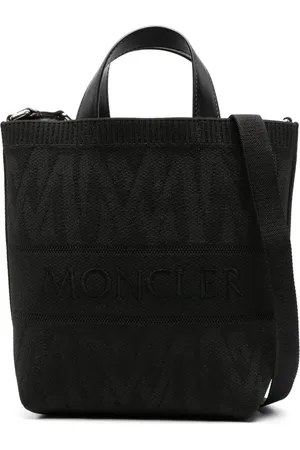 Moncler Logo-embroidered woven tote bag