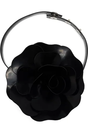 Serafini Floral-appliqu?? choker necklace