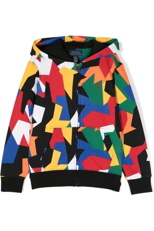 Ralph Lauren Geometric-print zip-up hoodie