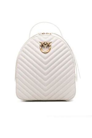 Pinko Love Click quilted leather backpack