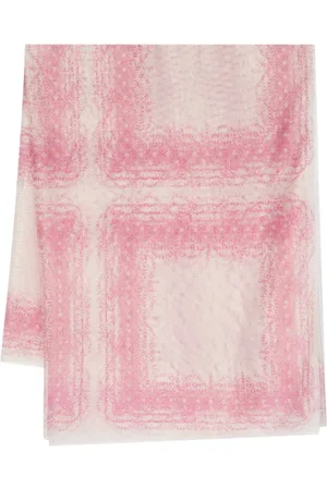 Serafini Floral-print mesh scarf