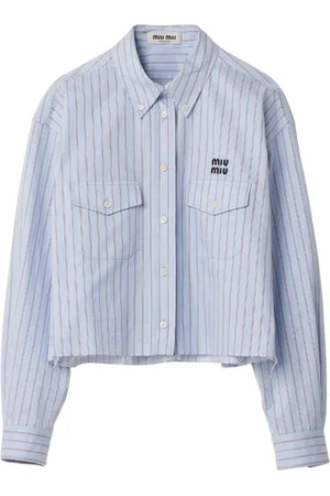 Miu Miu Striped cotton shirt