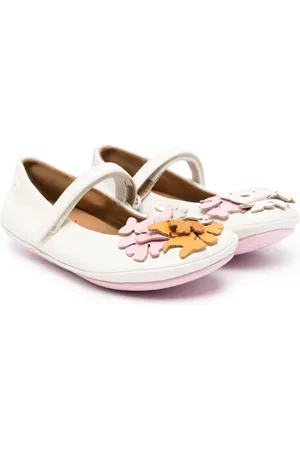 Camper Right Twins floral-appliqu?? ballerinas