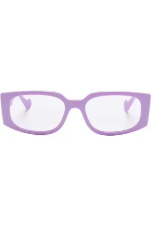 Gucci Double G rectangle-frame sunglasses