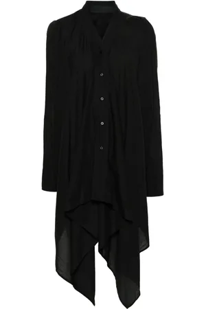 MARC LE BIHAN Asymmetric tied shirt