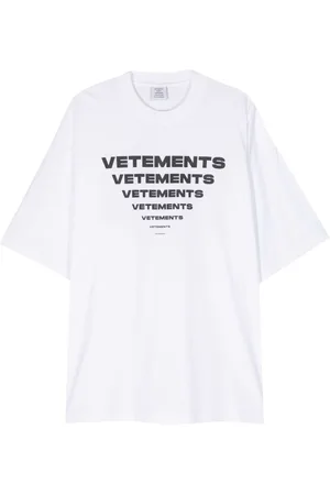 Vetements Logo-print cotton T-shirt