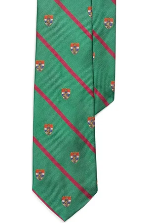 Ralph Lauren Club mulberry-silk tie