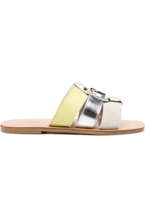 Liu Jo Logo-apliqué triple-strap sandals