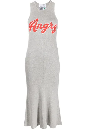 Natasha Zinko Angry-print sleeveless dress