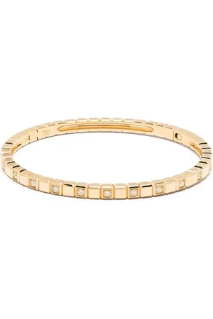 Chopard 18kt yellow Ice Cube diamond bangle