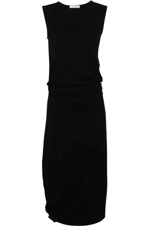 LEMAIRE Draped crepe maxi dress