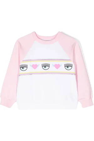 Chiara Ferragni Eyelike-print raglan sweatshirt