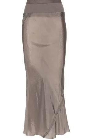 Rick Owens Calf Bias midi skirt