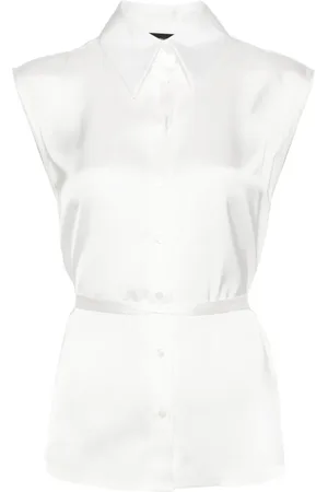 Fabiana Filippi Satin sleeveless shirt