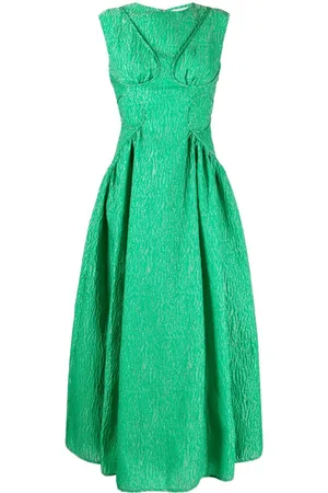 RACHEL GILBERT Celia textured midi dress