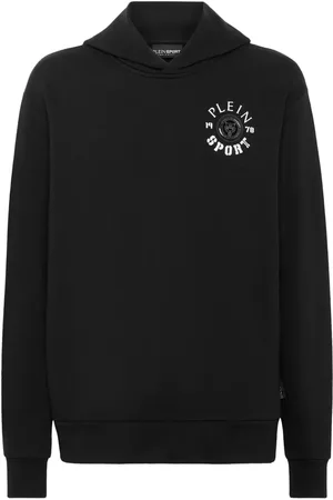 Philipp Plein Logo-print cotton-blend hoodie