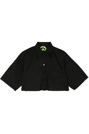BARROW Logo-print cotton shirt