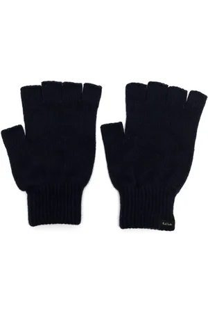 Paul Smith Knitted cashmere fingerless gloves