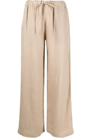 FAY Wide-leg linen trousers
