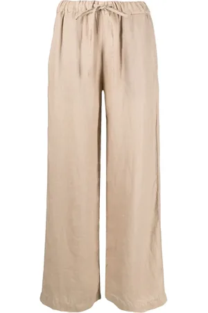 FAY Wide-leg linen trousers
