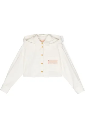Elisabetta Franchi Cropped hooded shirt